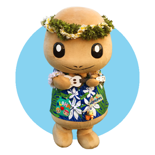 ハワイ応援キャラクター　ホヌッピー