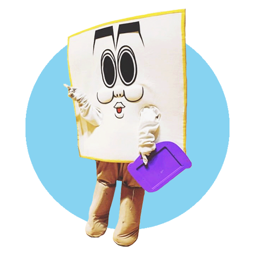 似顔絵色紙の妖精しきっしー