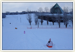 モエレ沼公園(札幌市東区、雪まつり用の雪があるところ)