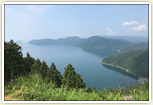 賤ヶ岳から奥琵琶湖を望む