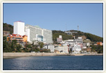 吉良温泉旅館街 海の見晴らしが素晴らしい