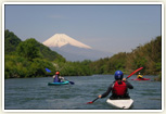 カヌー体験と富士山