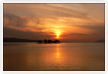 宍道湖の夕日