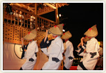 デカンショ祭総踊り「木造ヤグラ」
